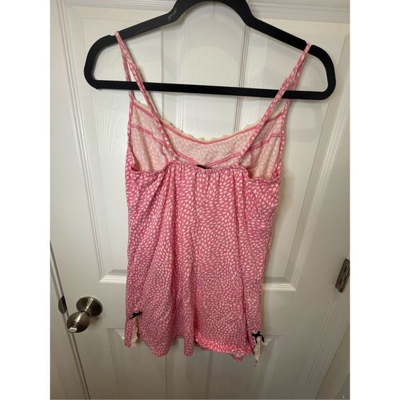 Betsey Johnson large pink heart nightie adjustable straps - Picture 2 of 5